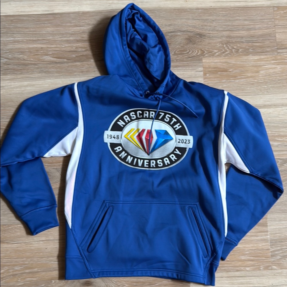 NASCAR 75th Anniversary Blue Hoodie